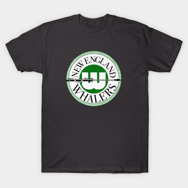 Defunct New England Whalers Hockey 1972 T-Shirt by LocalZonly